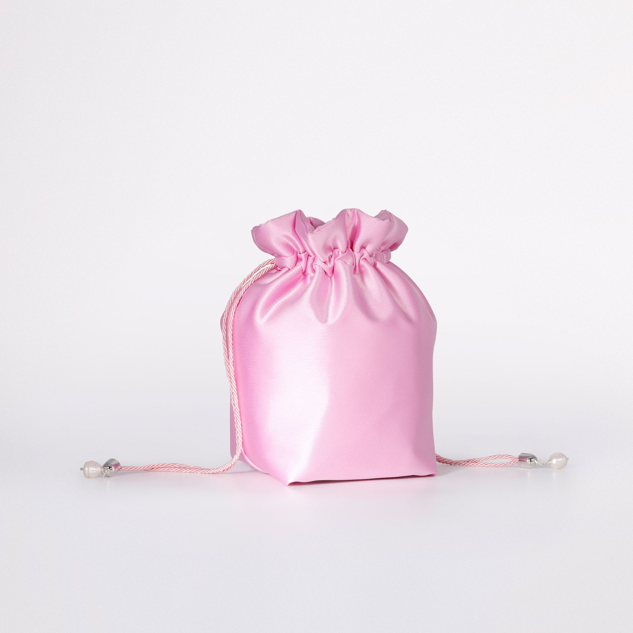 Bucket bag in colorazione rosa baby