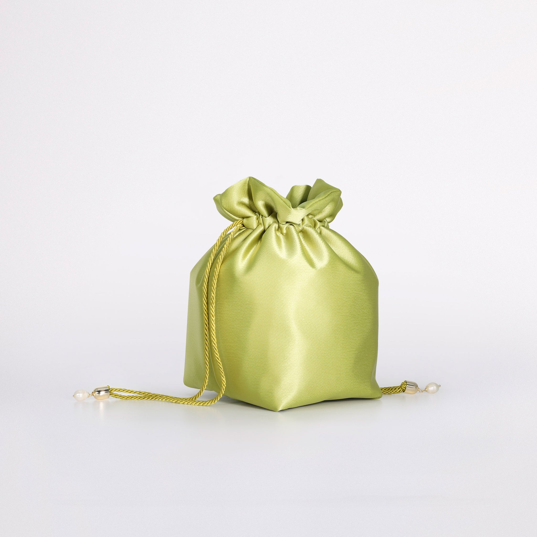 Bucket bag in colorazione verde lime