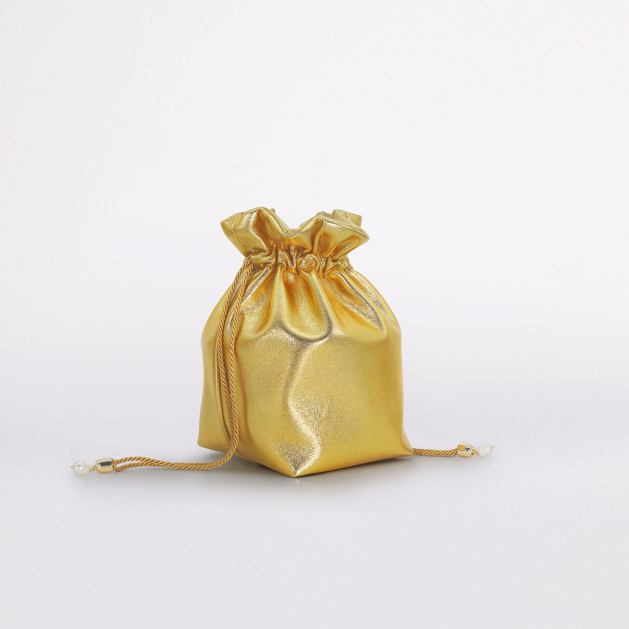 candy bucket bag in colorazione gold