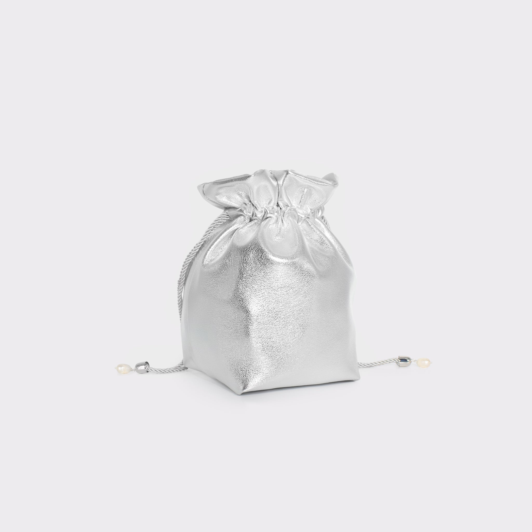 Candy bag bucket in colorazione silver