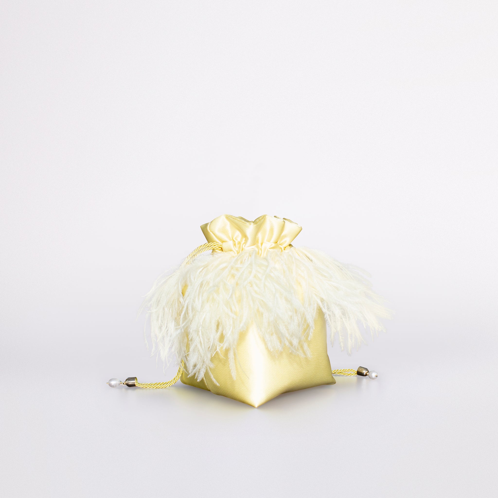 Feathers Collar Bag in colorazione pineapple