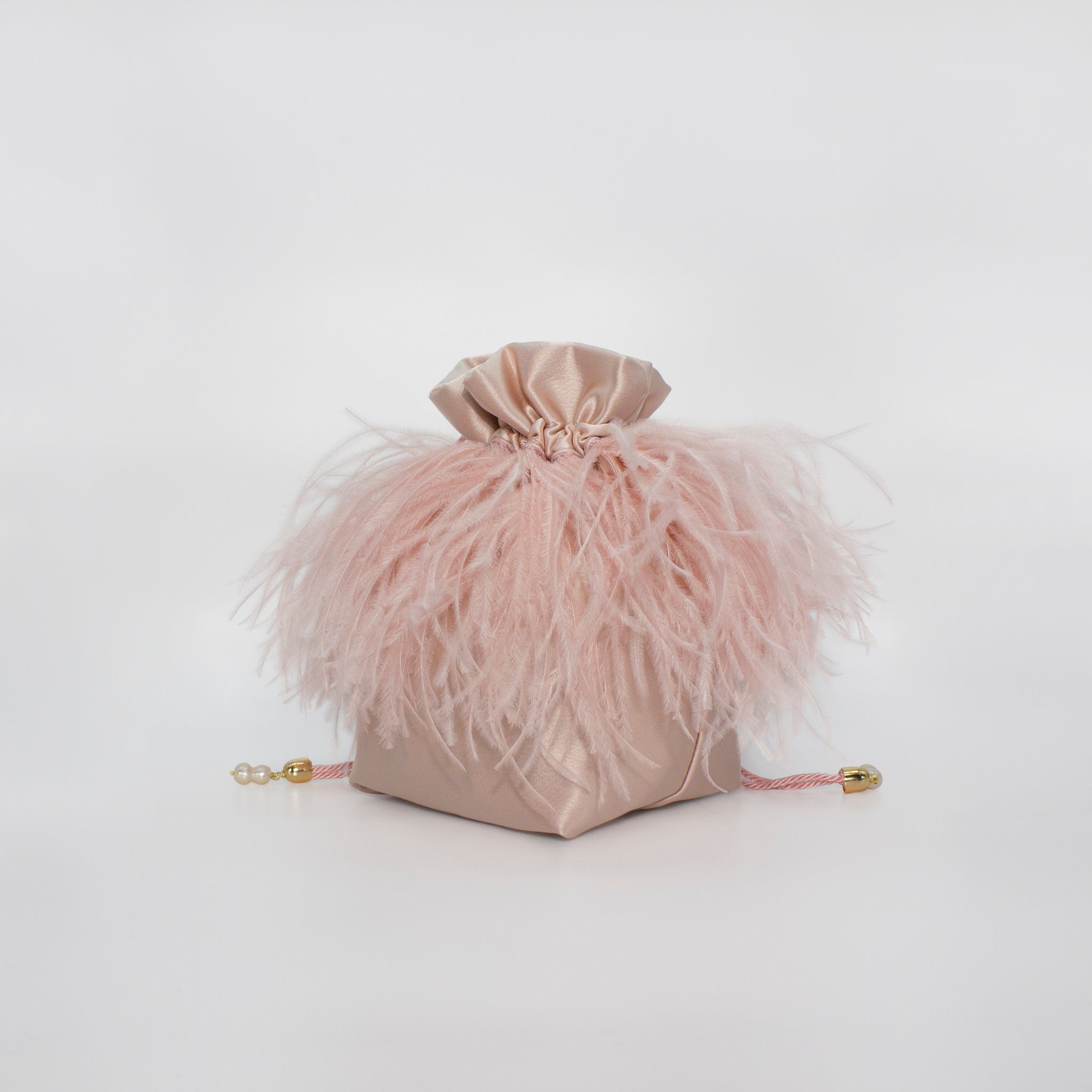 Feathers Collar Bag in colorazione rosa