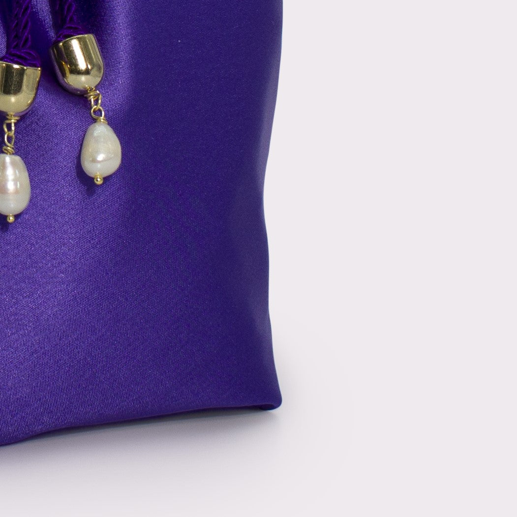 Giulia flat bag in colorazione viola