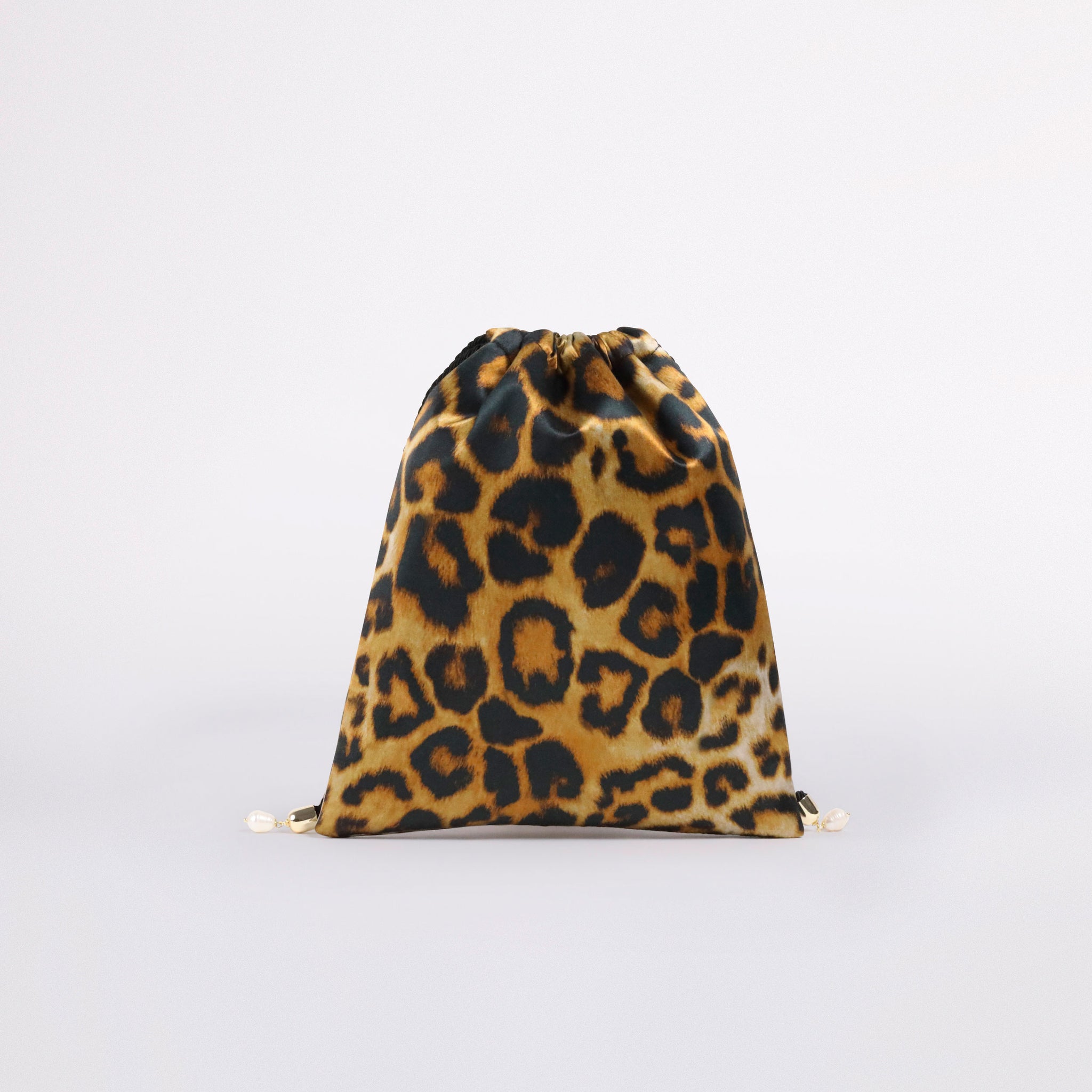 leopard bag silk in versione flat