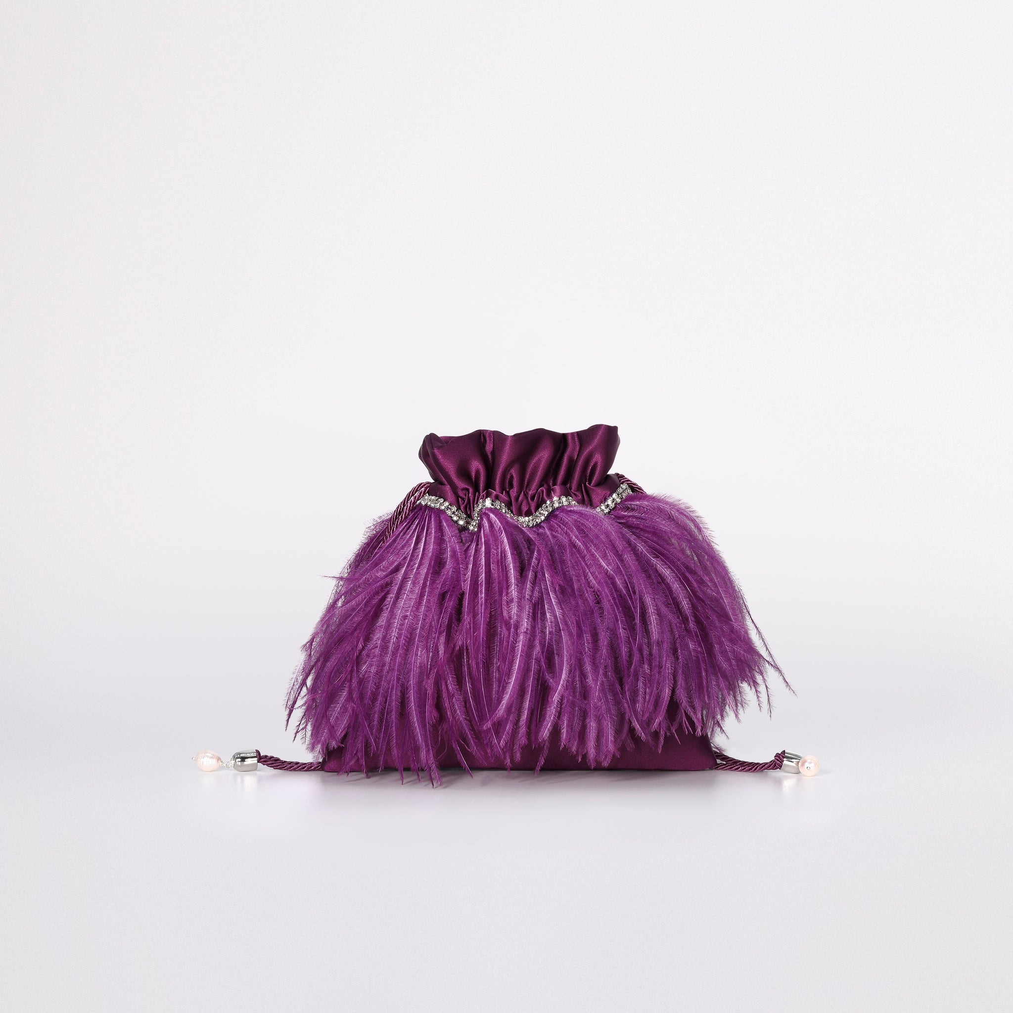 Mini Feathers Bag in colorazione petunia
