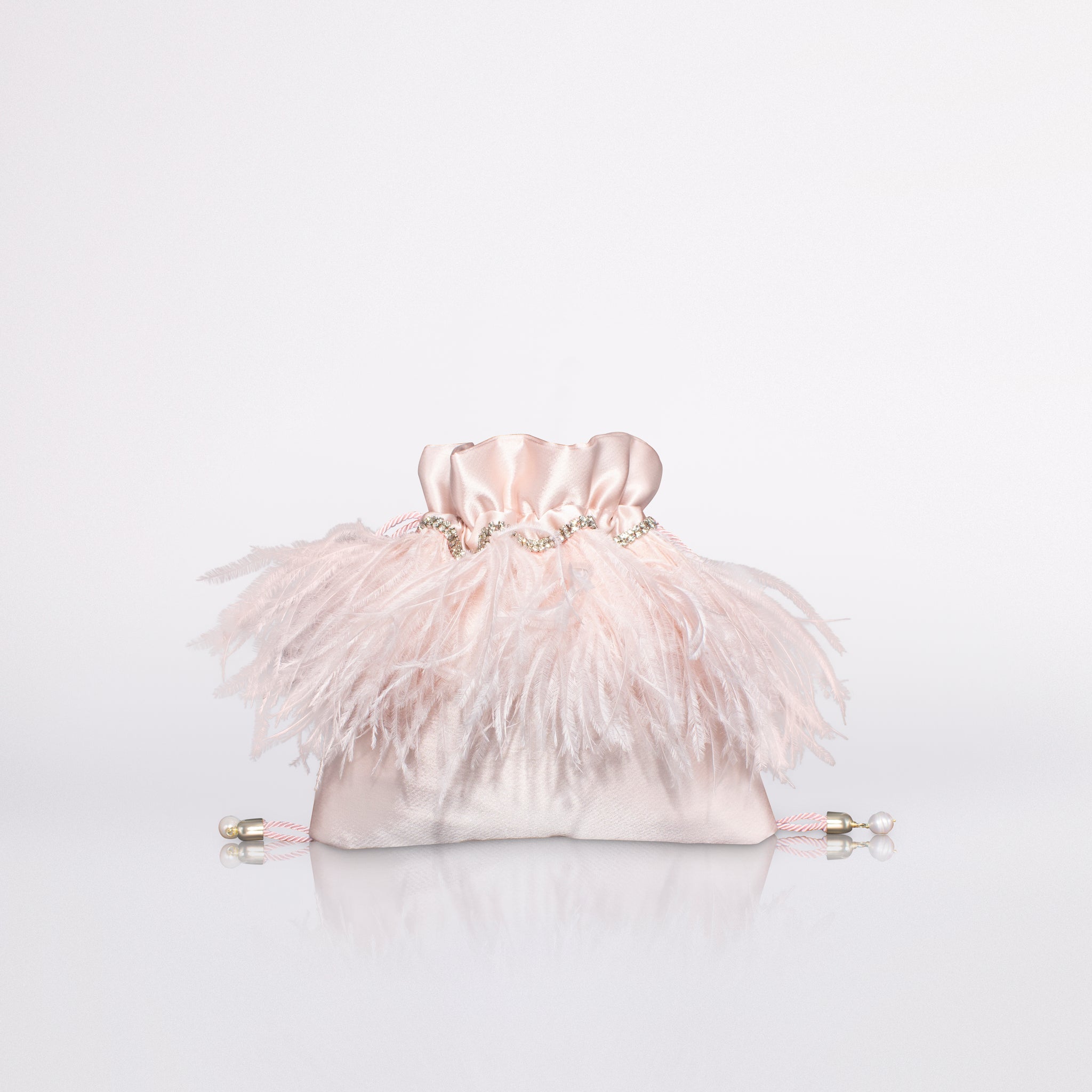 Mini Feathers Bag in colorazione rosa