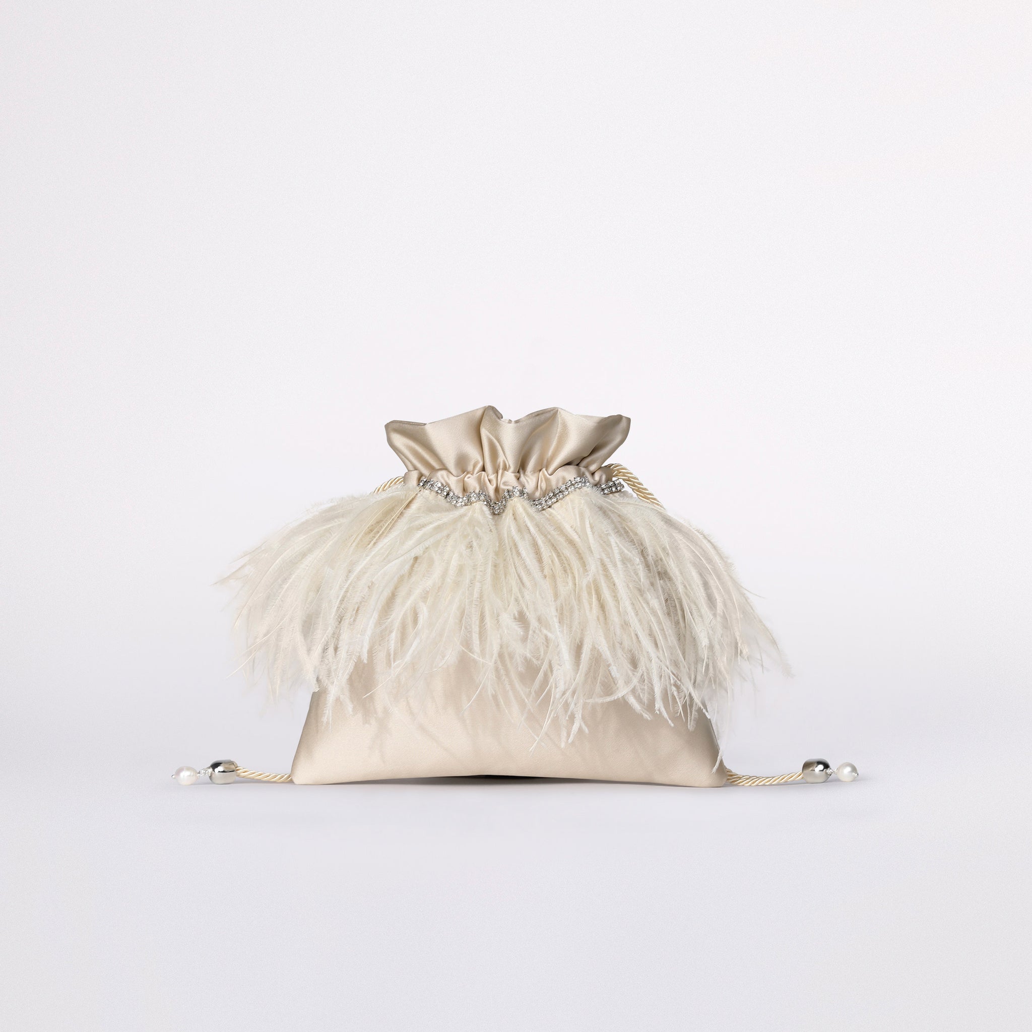 mini feathers in colorazione champagne